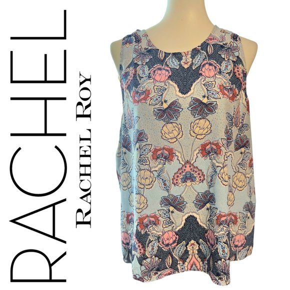 Xl flowly floral sleeveless top - Picture 1 of 6